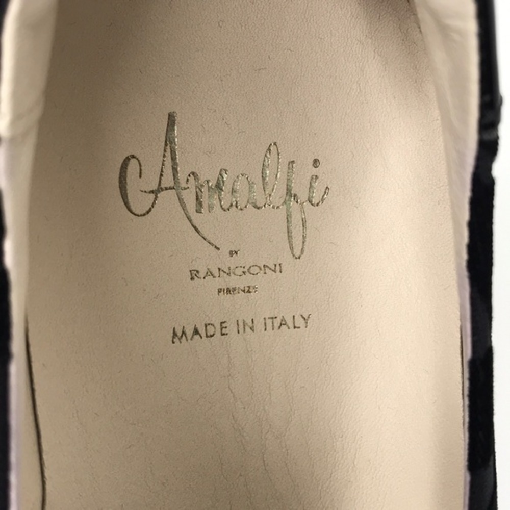 AMALFI by Rangoni Black Eufemio Loafers sz 8.5 - Picture 4 of 12